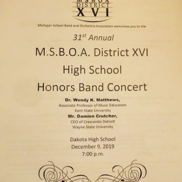 Honors Band December 11, 2019