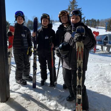 Skiing With Friends