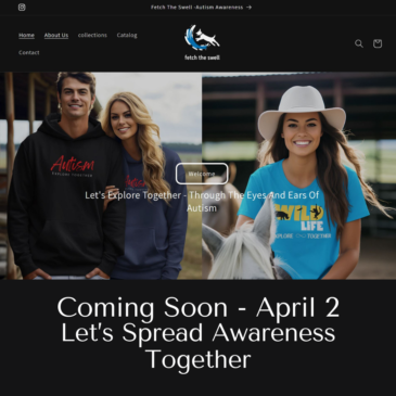 April is Autism Awareness Month –           Our New Clothing Line Is Ready To Launch