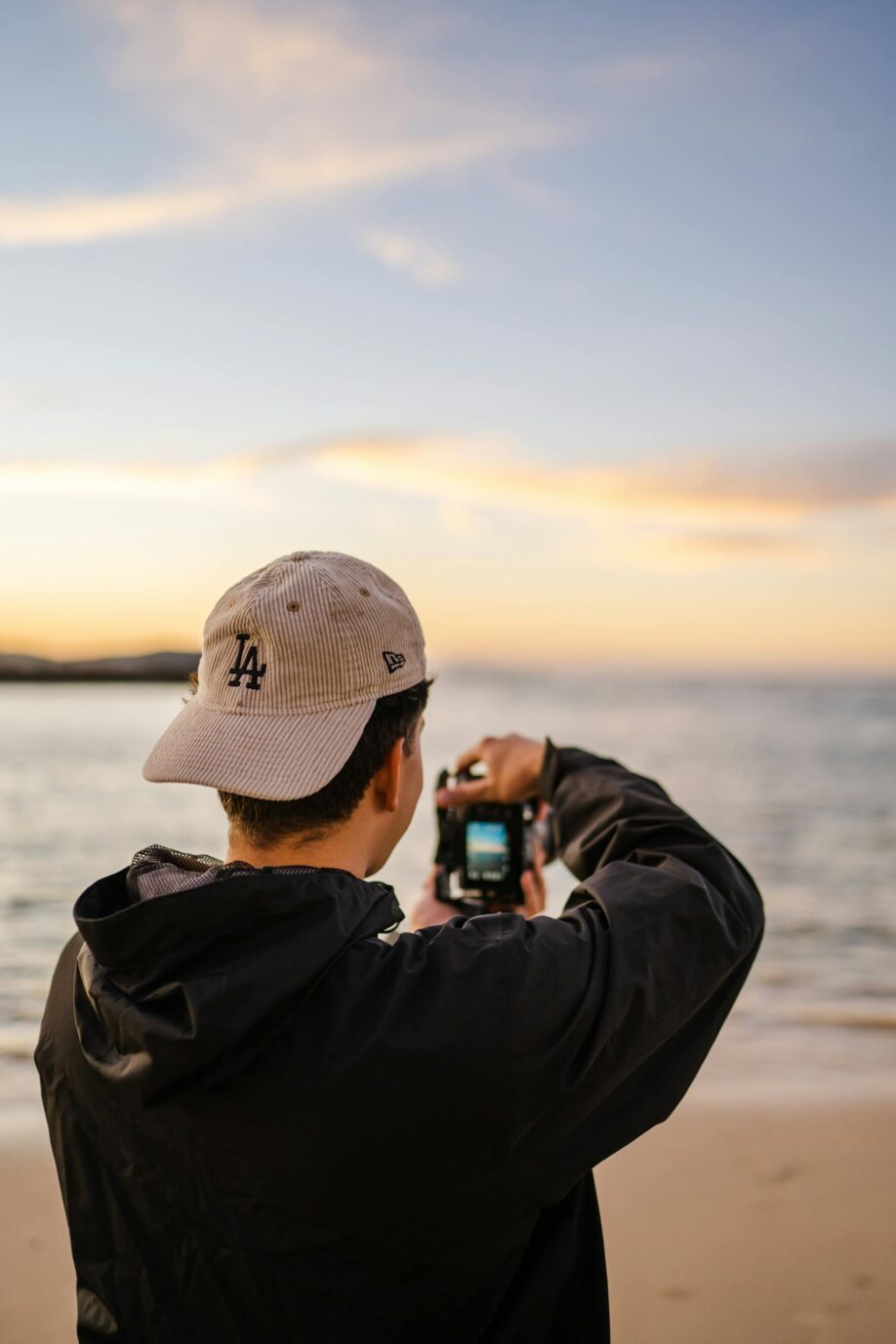 Man Photographing Bay