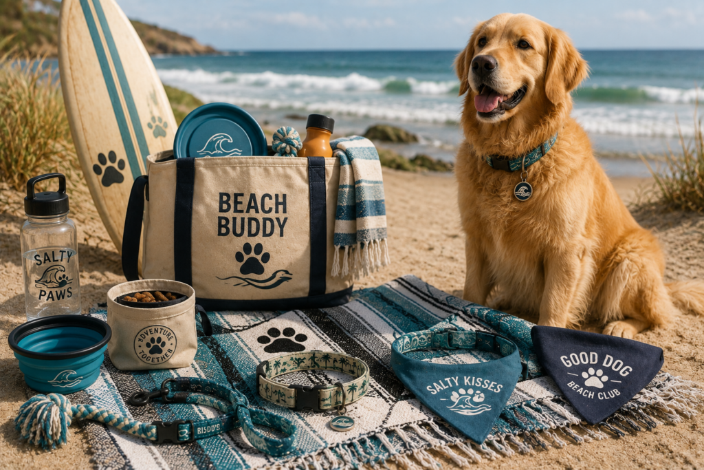 beach essentials, pets, dog, cat, beach picks